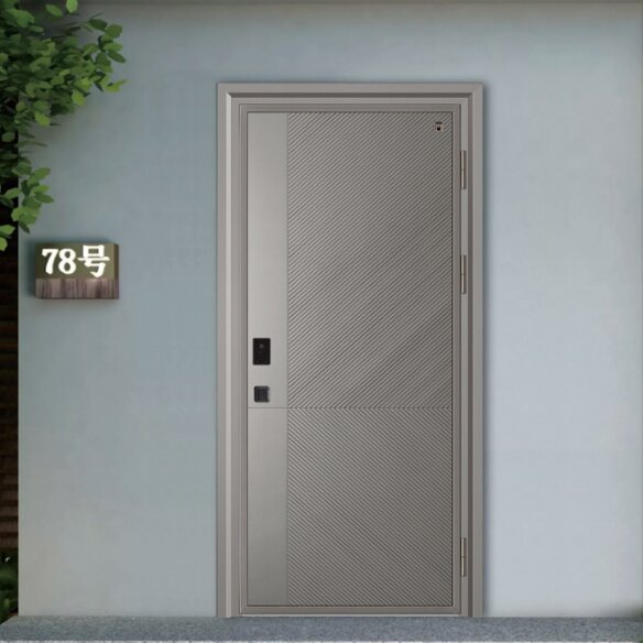 Gray high-grade villa security door