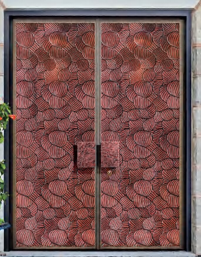 High-end residential smart lock security door
