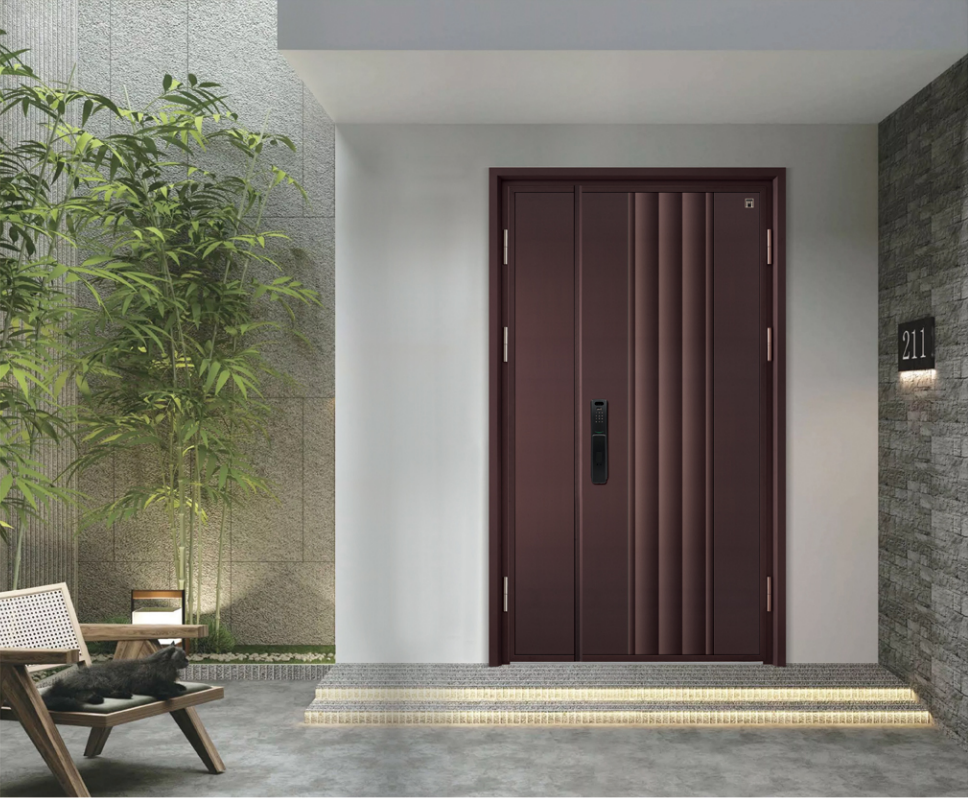 metal villa entry door