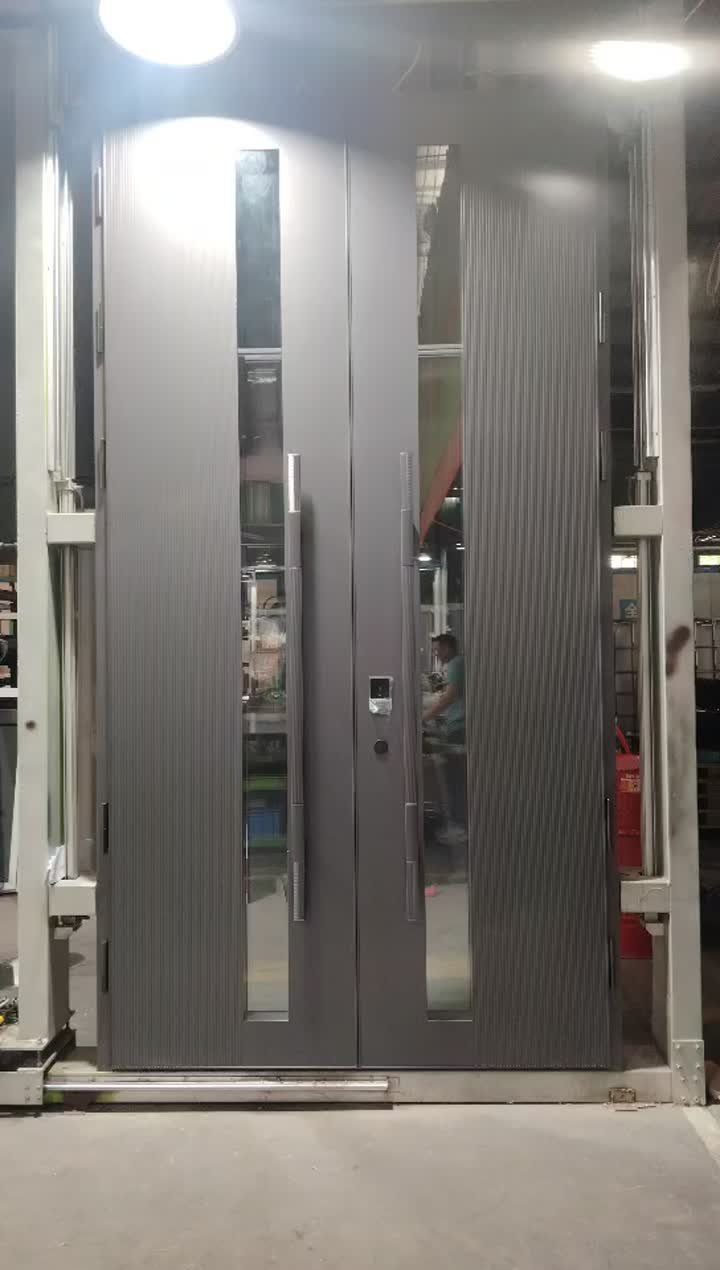 aluminum glass door