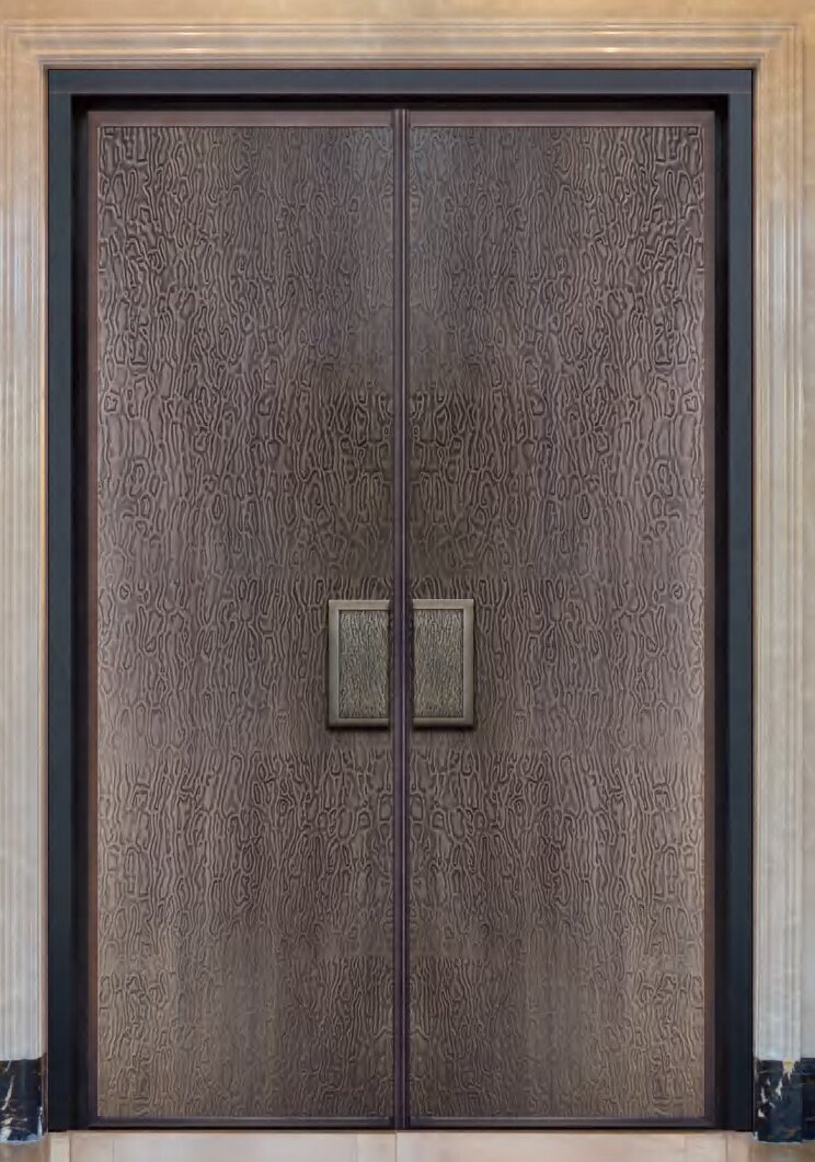 Modern soundproof and burglar-proof front door