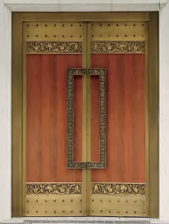 Noble villa windproof and explosion-proof safety door