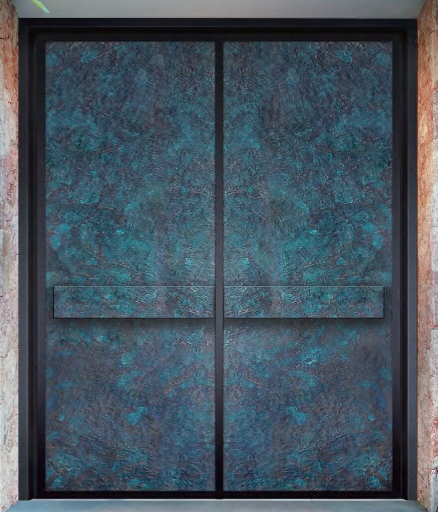 Modern minimalist style security door