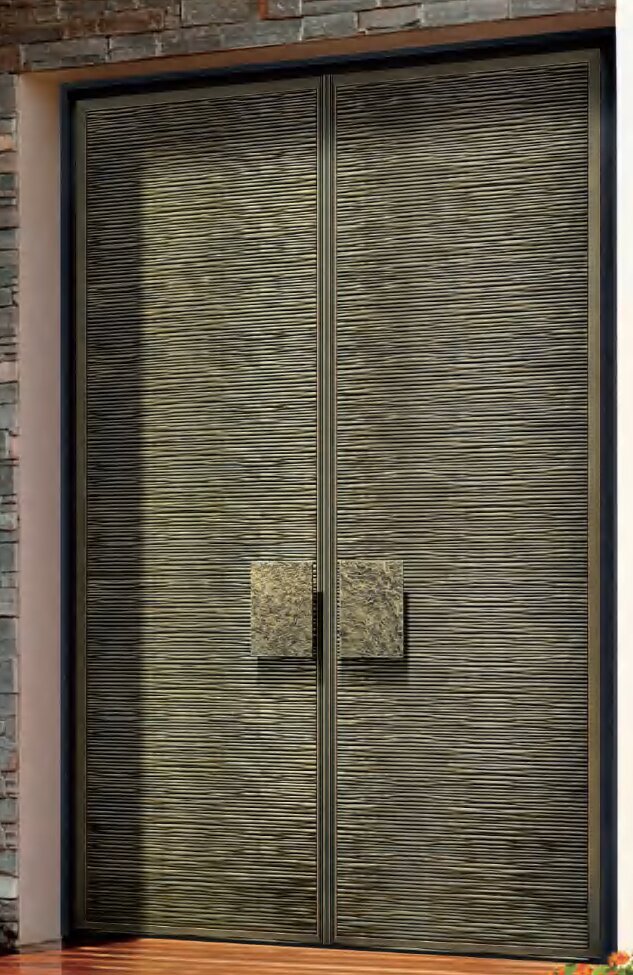 Modern residential smart security door