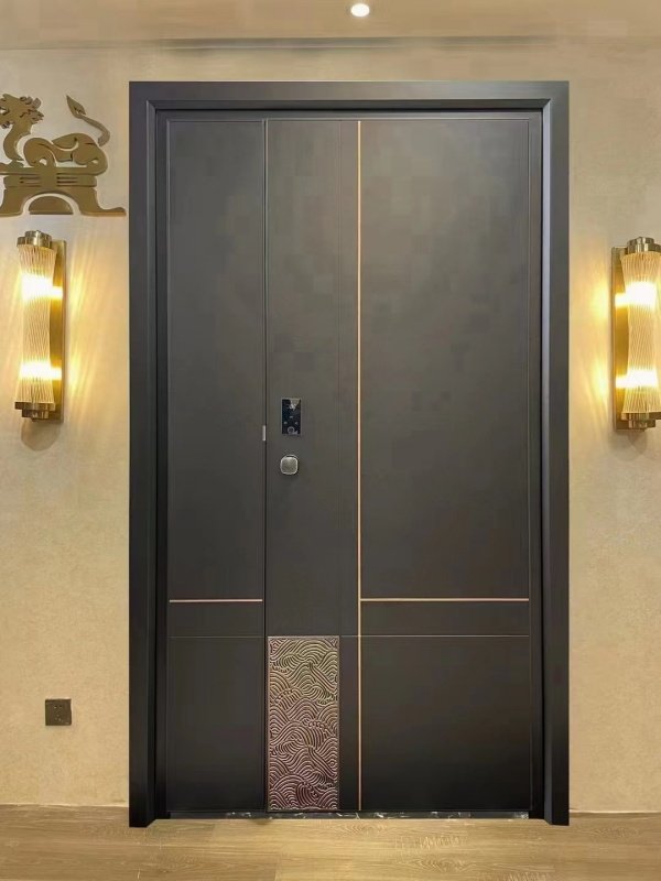 Wholesale Durable Apartment Aluminum Armored Front Door