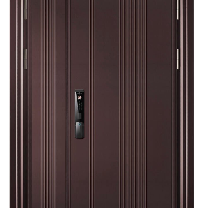 Modern High End Black Aluminum Villa Front Door